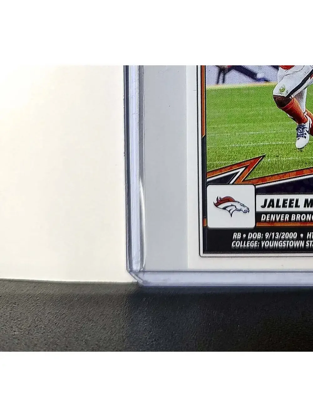 Jaleel McLaughlin 2025 Panini NFL #233 Sticker Denver Broncos